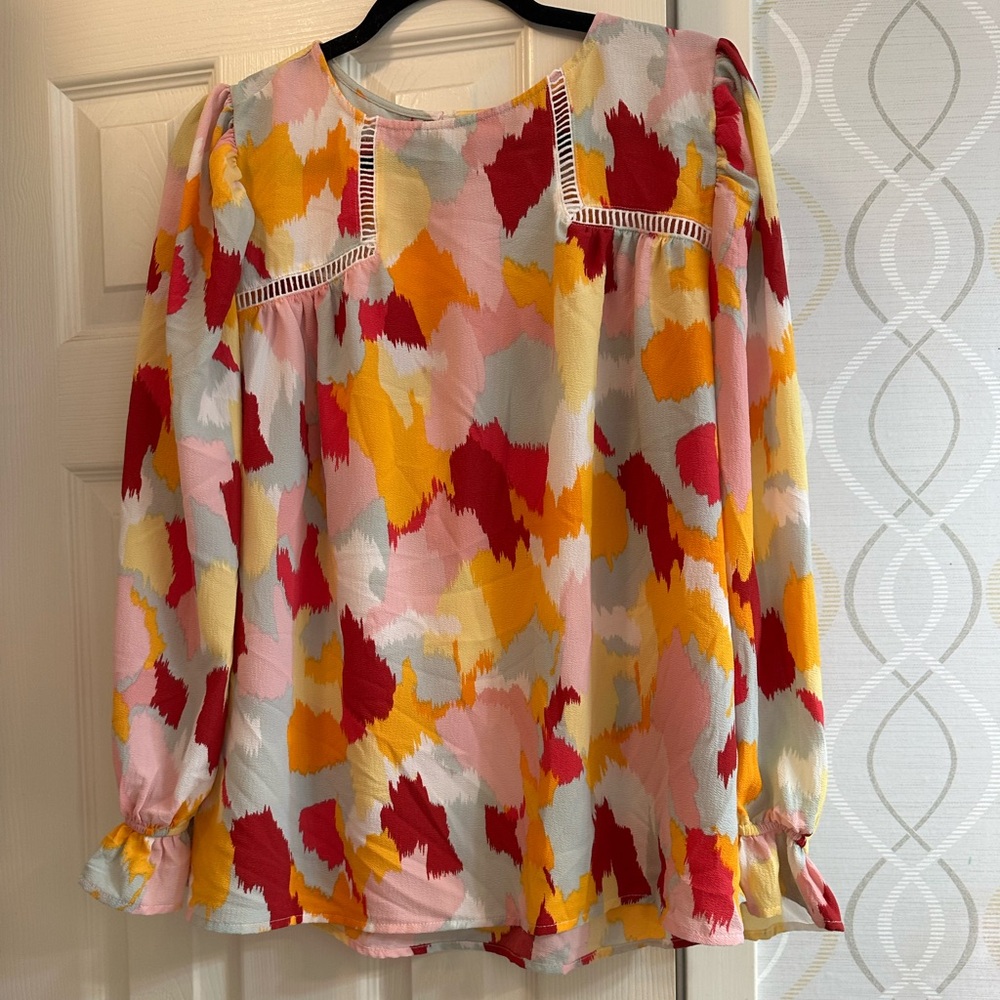 JODIFL Multicolor Abstract Blouse